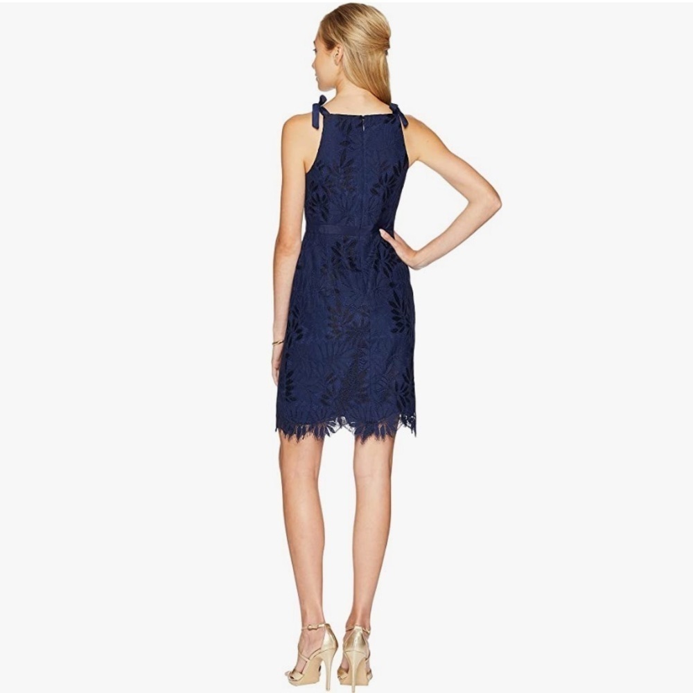 Lilly Pulitzer Kayleigh Shift Lace Dress in True Navy Size 6 NWT - Picture 2 of 6